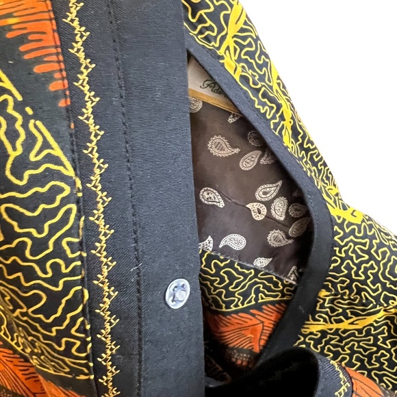 NEW Traditional African Print Men's Casual Top with Pants-Trousers - Picture 5 of 7